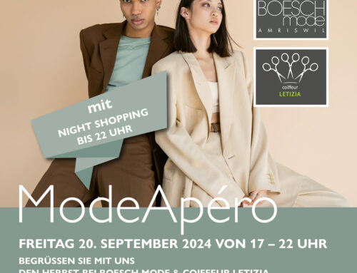 Herzliche Einladung zum Mode Apéro und Jubiläum (20. und 21.9.2024)